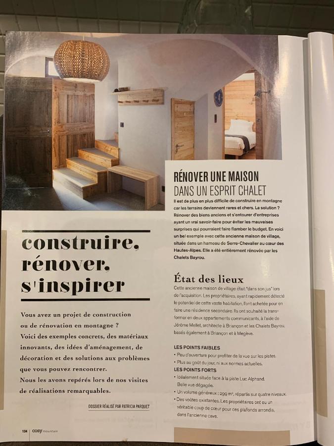 Le Gabion, Luxueux Appartement Avec Sauna, Serre Chevalier Vallee Saint-Chaffrey Εξωτερικό φωτογραφία